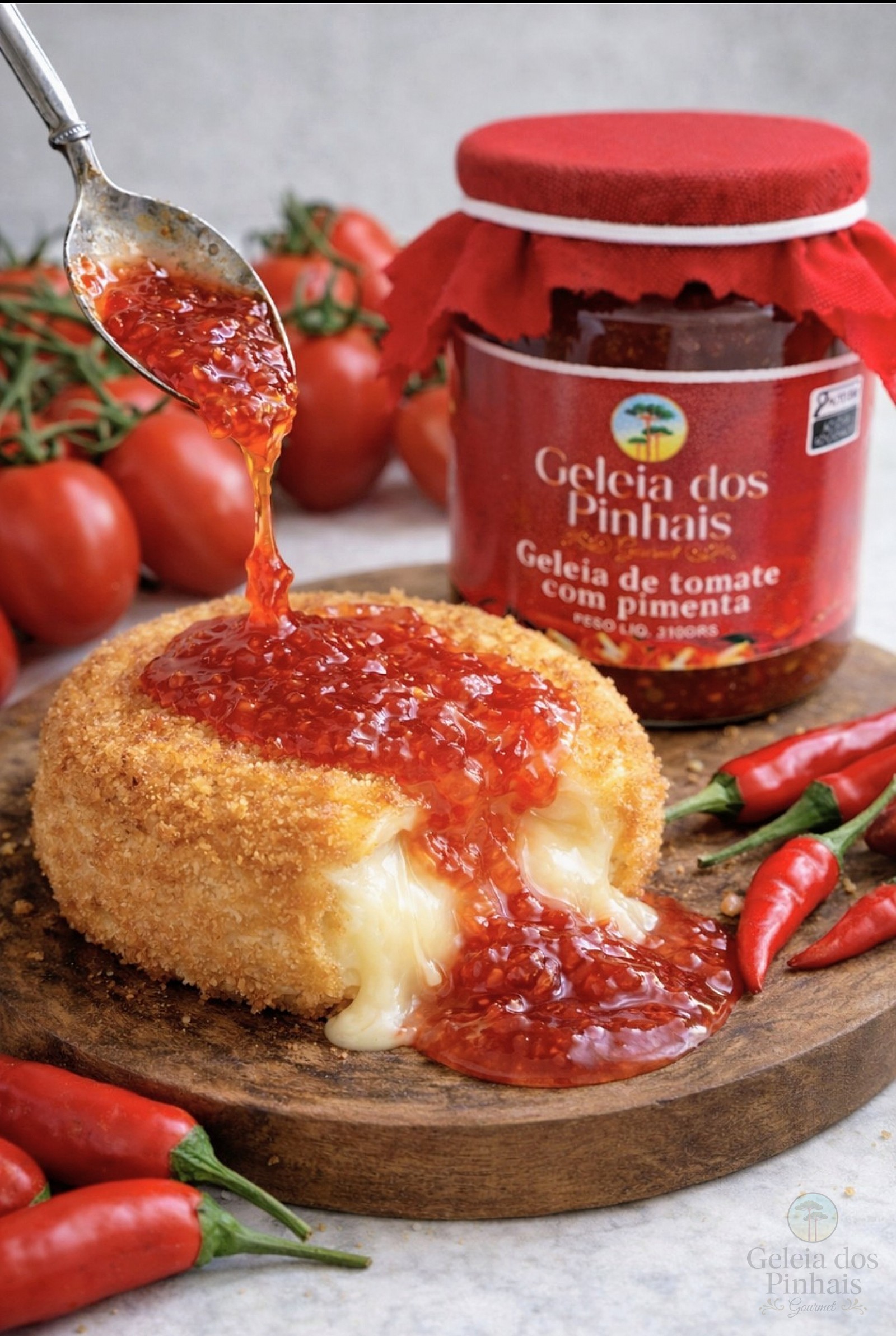 Geleia de Tomate com Pimenta 