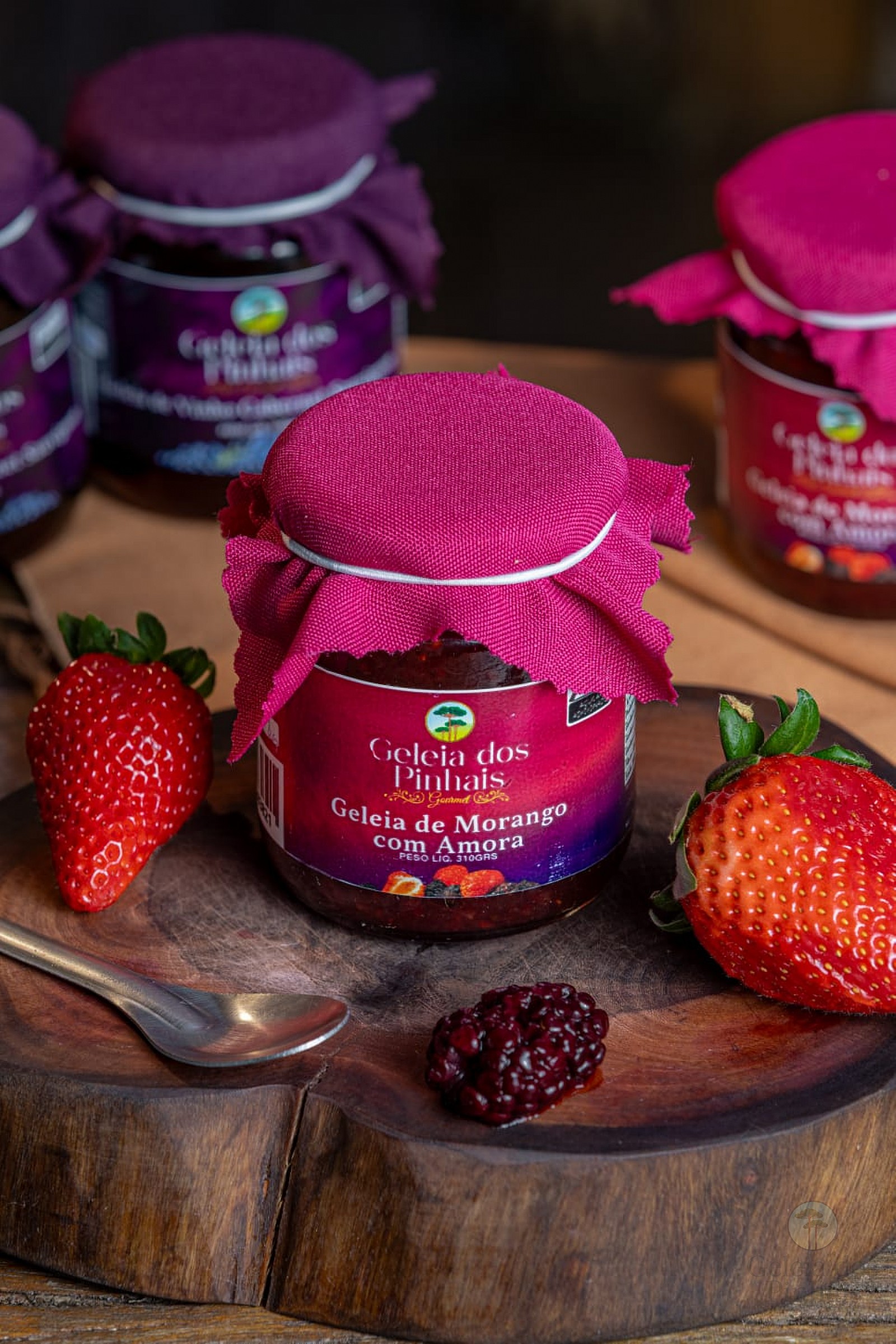 Geleia de Morango com Amora