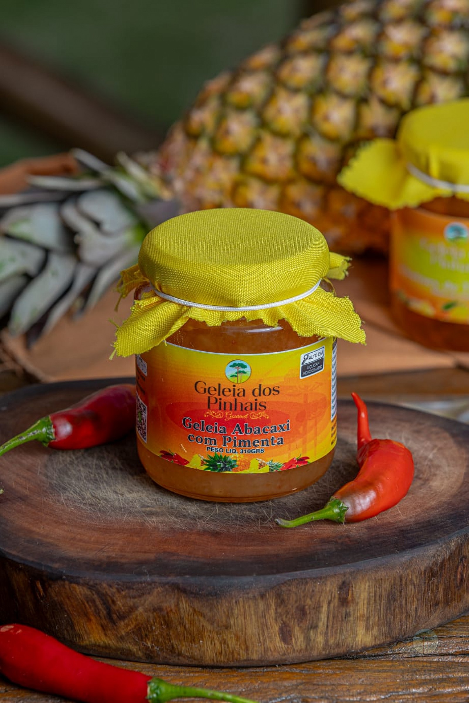 Geleia Abacaxi com Pimenta